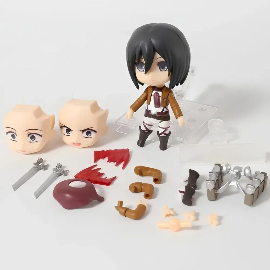 Аниме фигурка нендороид Атака титанов Attack on Titan Mikasa Ackerman, Микаса Аккерман 365, 10 см (AT 0027)