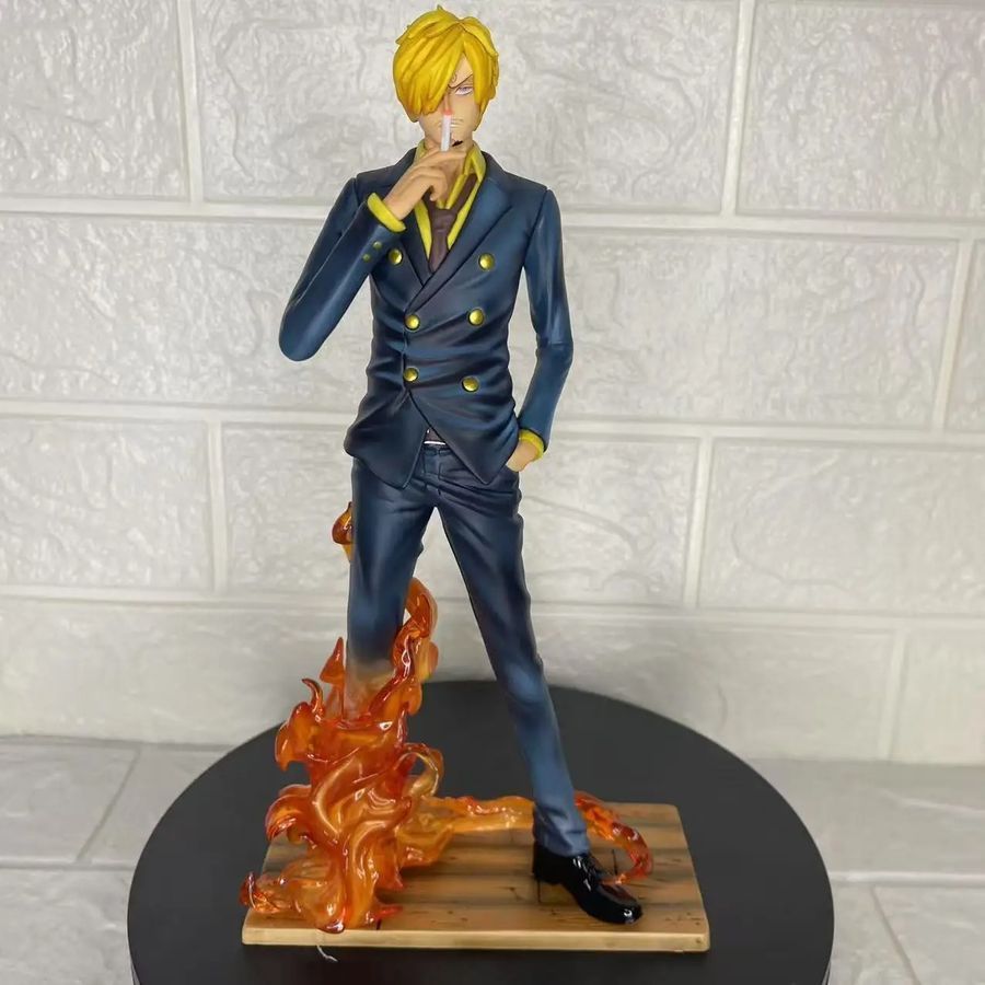Аниме фигурка One Piece Ван пис Vinsmoke Sanji, черная нога Санджи, 23 см (OP 0166)