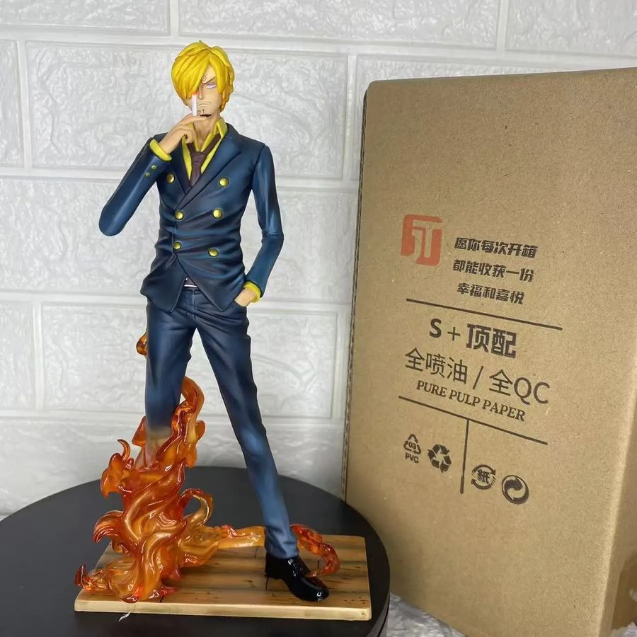 Аниме фигурка One Piece Ван пис Vinsmoke Sanji, черная нога Санджи, 23 см (OP 0166)