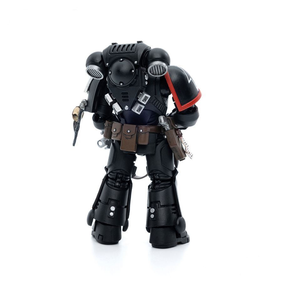 Фигурка из игры Warhammer 40k, Заступники Гвардии Ворона, сержант Ричас, JOYTOY, подвижная, 12 см (WHR 0048)