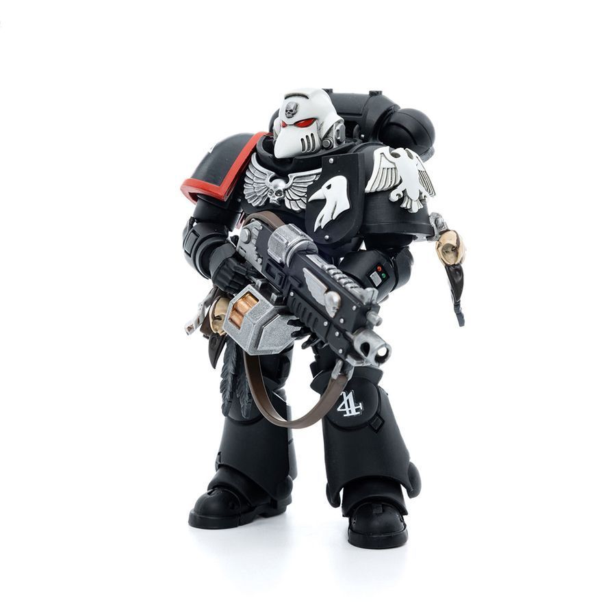 Фигурка из игры Warhammer 40k, Заступники Гвардии Ворона, сержант Ричас, JOYTOY, подвижная, 12 см (WHR 0048)