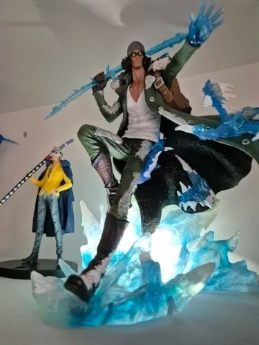 Аниме фигурка One Piece Ван Пис Кудзан Аокидзи Aokiji Kuzan, с подсветкой, 30 см (OP 0148)