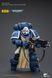 Фігурка з гри Warhammer 40k, Ветеран кормової гвардії Ультрамаринів з Автоматичною болтовою гвинтівкою, JOYTOY, рухома, 12,1 см (WHR 0175)