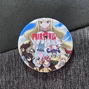 Значок аниме Хвост Феи Fairy Tail, диаметр 58 мм (ZNFAT 0017)