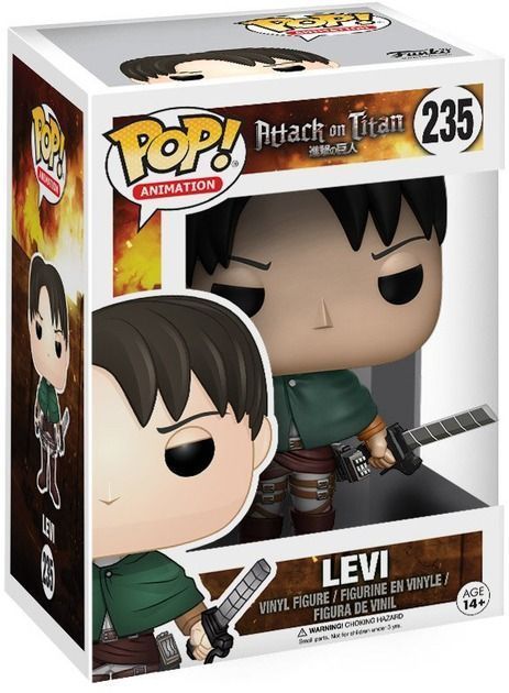 Фігурка Funko POP Фанк поп №235 Атака титанів Attack on Titan Levi Ackerman, Леві Аккерман, 10 см (AT 0022)