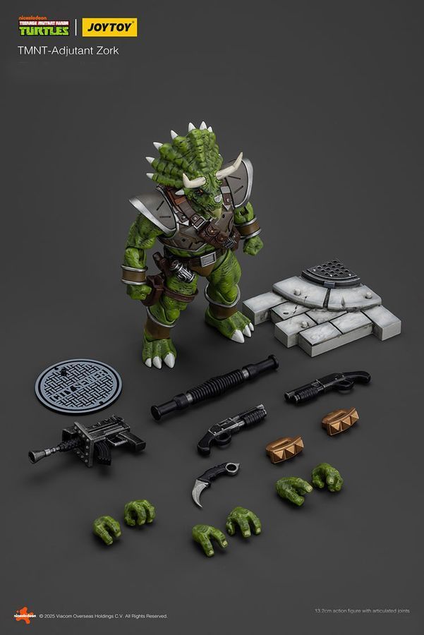Фігурка Черепашки-Ніндзя JOYTOY Ад'ютант Зорк, рухома, 13.2 см (TMNT 0017)
