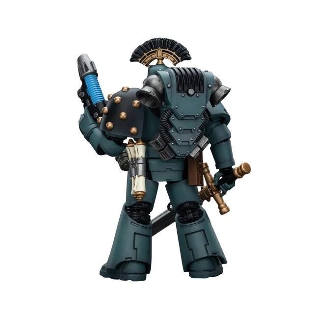 Фігурка з гри Warhammer 40k, Сини Хоруса Сержант Синів Гора з силовим мечем, JOYTOY, рухома, 12 см (WHR 0090)