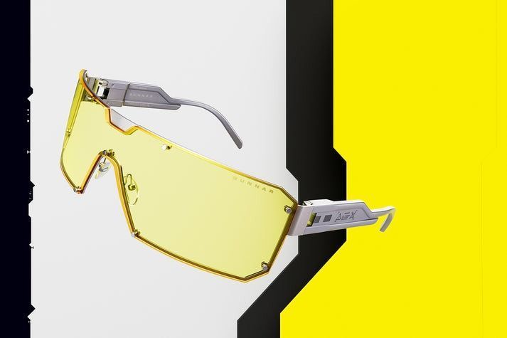 Комп'ютерні окуляри для геймерів Gunnar Cyberpunk 2077 Dex, Steel, Amber (CYB-DEX01)