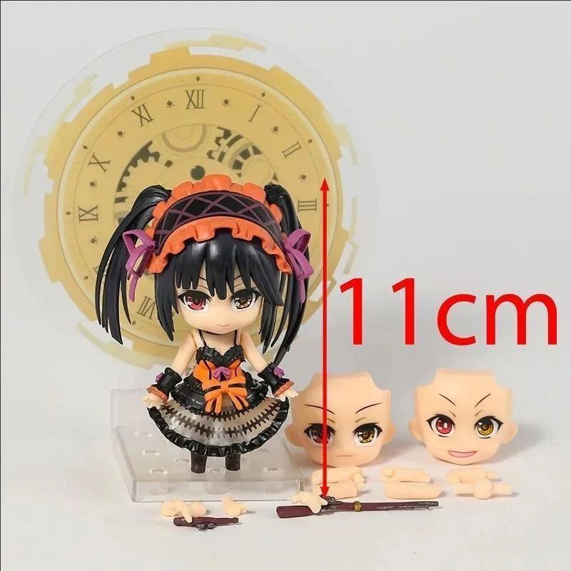 Аніме фігурка нендороїд Date A Live, Рандеву з життям Tokisaki Kurumi, Токісакі Курумі, рухома, 11 см (DAL 0015)