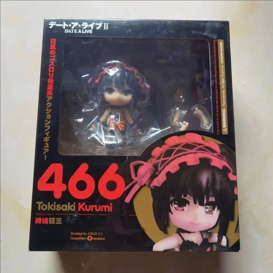 Аніме фігурка нендороїд Date A Live, Рандеву з життям Tokisaki Kurumi, Токісакі Курумі, рухома, 11 см (DAL 0015)