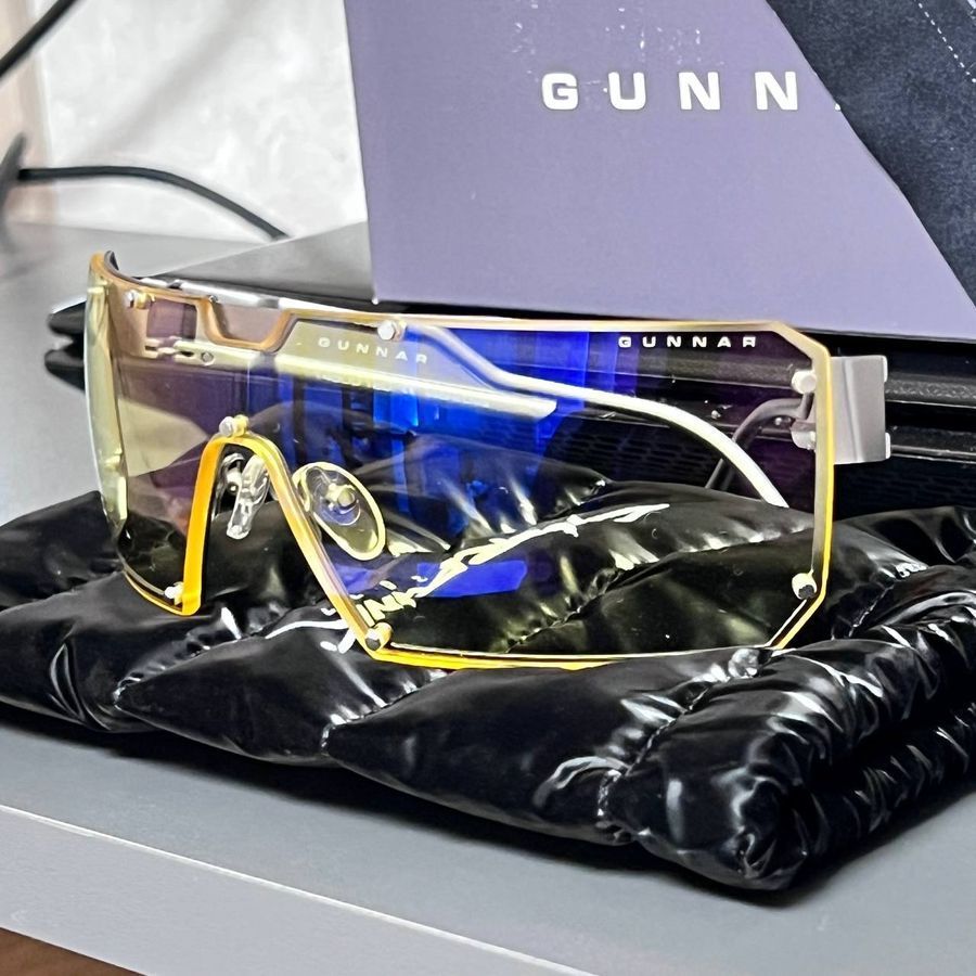 Комп'ютерні окуляри для геймерів Gunnar Cyberpunk 2077 Dex, Steel, Amber (CYB-DEX01)