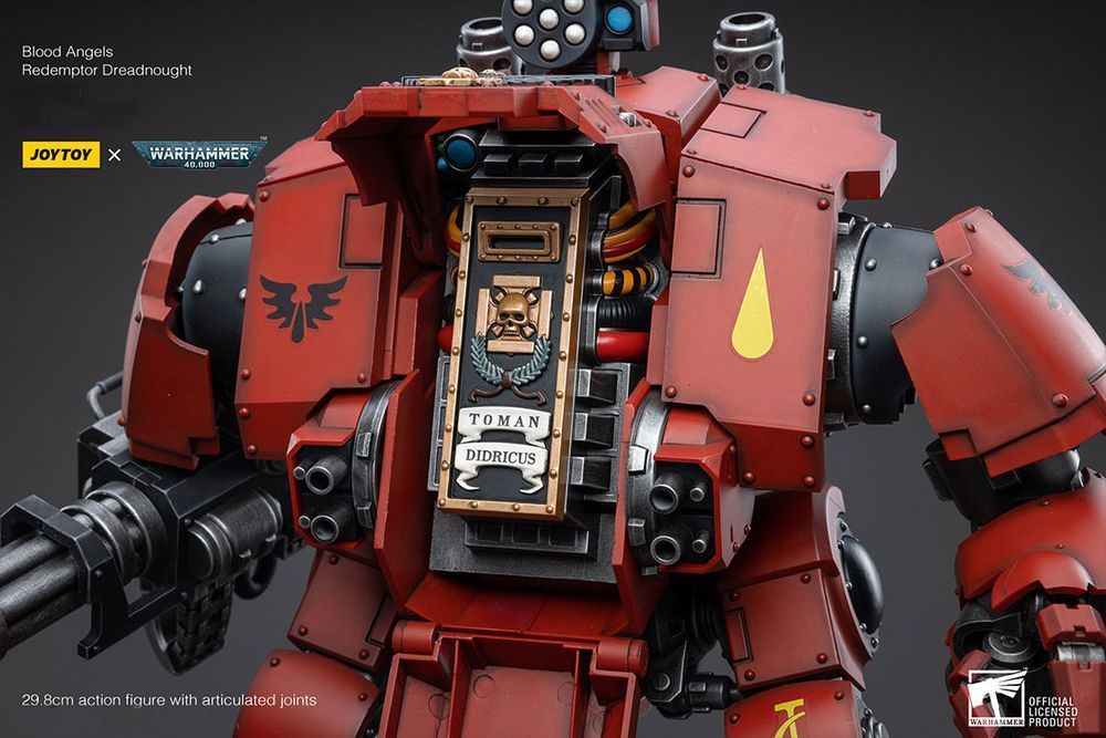 Фігурка з гри Warhammer 40k, Криваві Ангели Дредноут &laquo;Редемптор&raquo;, JOYTOY, рухома, 29,8 см (WHR 0210)