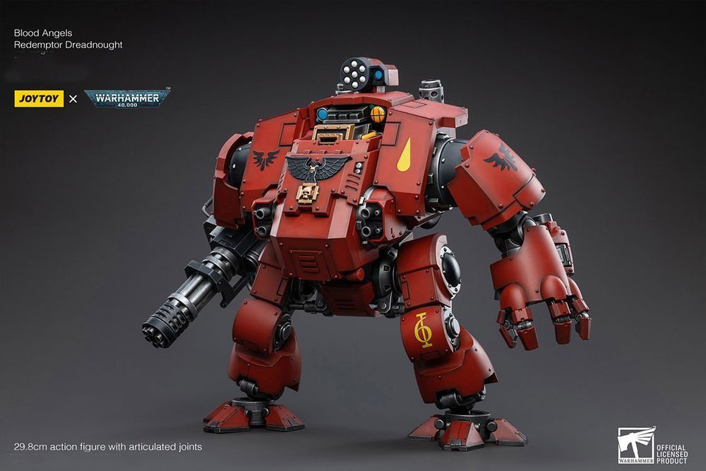 Фігурка з гри Warhammer 40k, Криваві Ангели Дредноут &laquo;Редемптор&raquo;, JOYTOY, рухома, 29,8 см (WHR 0210)