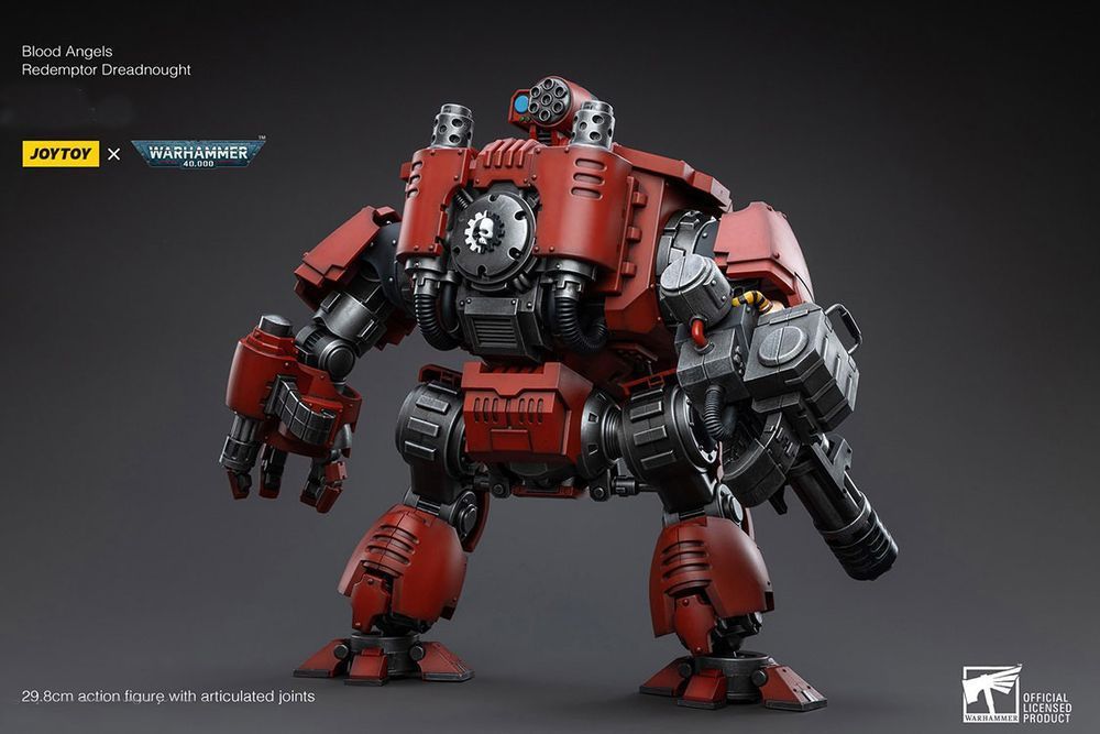 Фігурка з гри Warhammer 40k, Криваві Ангели Дредноут &laquo;Редемптор&raquo;, JOYTOY, рухома, 29,8 см (WHR 0210)