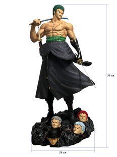 Аніме фігурка Ван Піс, One Piece, Roronoa Zoro, Ророноа Зоро, велика, не рухома 50 см (OP 0143)