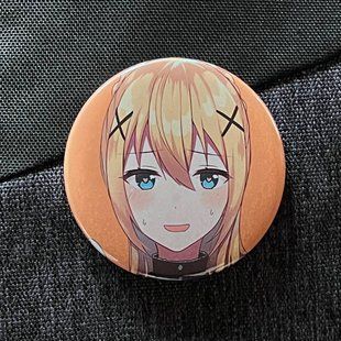 Значок аніме Богиня благословляє цей чудовий світ KonoSuba, діаметр 58 мм, (ZNKOSU 0006)