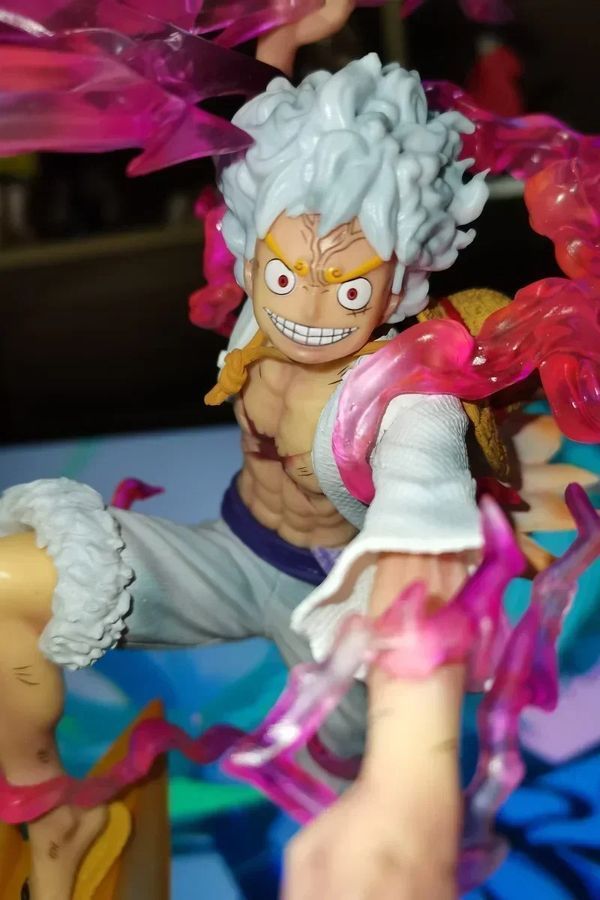Аниме фигурка One Piece Ван Пис Luffy Мугивара Луффи 5 гирр, с подсветкой, 50 см (OP 0159)