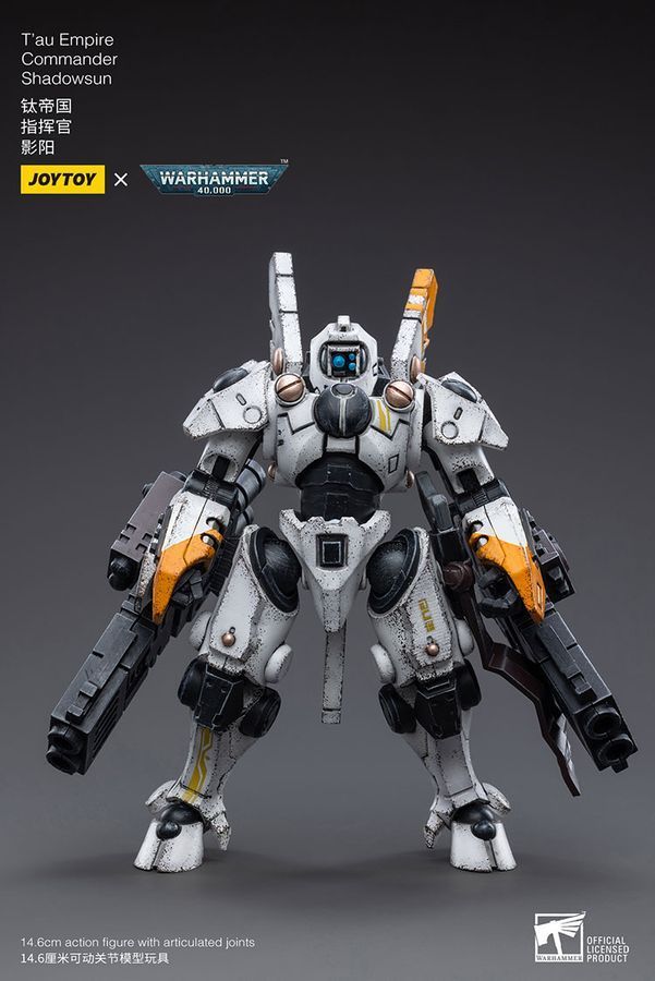 Фігурка з гри Warhammer 40k, Командир Імперії Тау Тінь Сонця, JOYTOY, рухома, 14,6 см (WHR 0144)