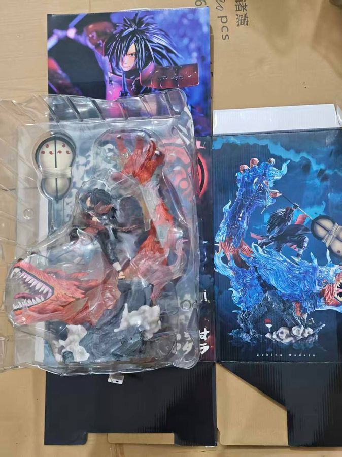 Аніме фігурка Naruto Наруто Uchiha Madara, Мадара Учіха, з підсвічуванням, 40 см (NAR 0091)