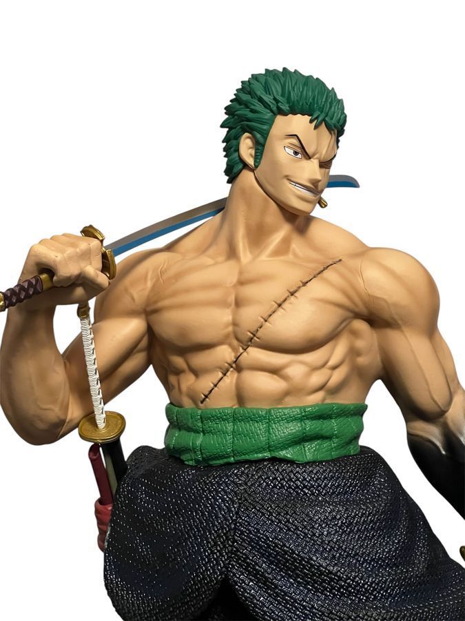 Аніме фігурка Ван Піс, One Piece, Roronoa Zoro, Ророноа Зоро, велика, не рухома 50 см (OP 0143)