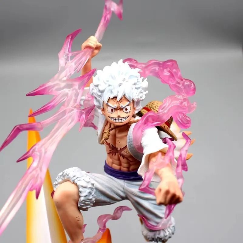 Аниме фигурка One Piece Ван Пис Luffy Мугивара Луффи 5 гирр, с подсветкой, 50 см (OP 0159)