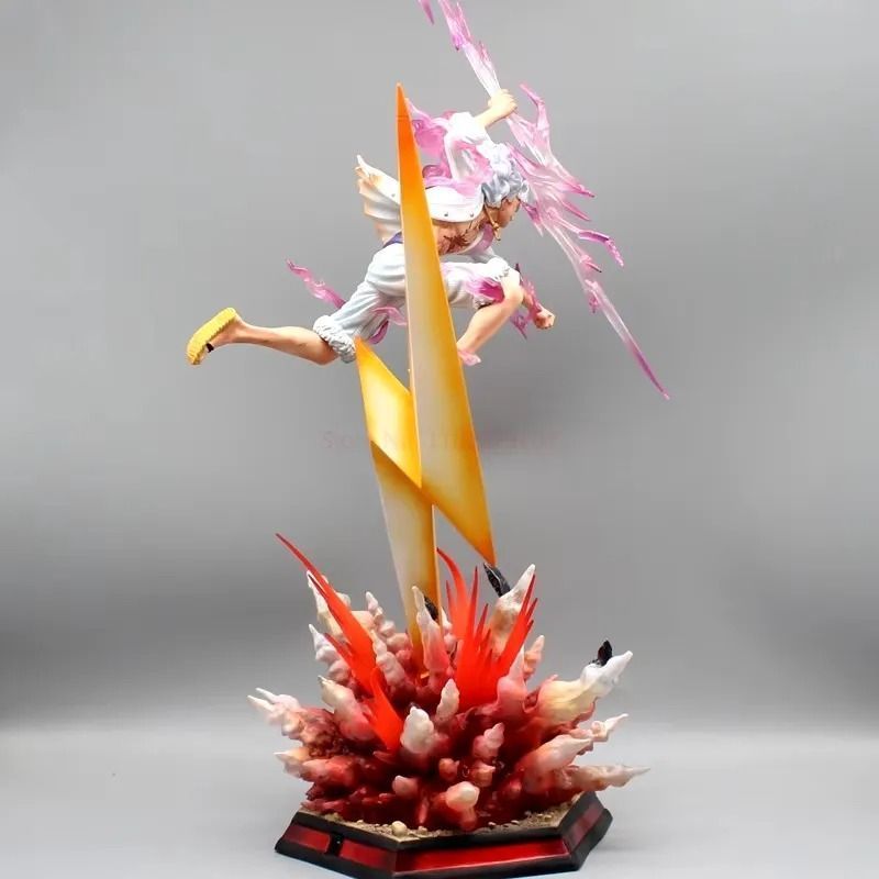 Аниме фигурка One Piece Ван Пис Luffy Мугивара Луффи 5 гирр, с подсветкой, 50 см (OP 0159)