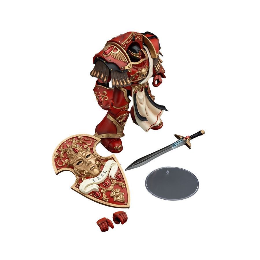 Фігурка з гри Warhammer 40k, Криваві Ангели Багряний Паладін з Силовим Мечем, JOYTOY, рухома, 13,6 см (WHR 0105)