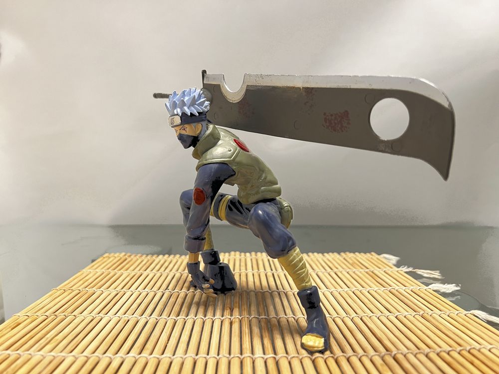 Аніме фігурка Naruto, Наруто Kakashi Hatake Хатаке Какаші, з підставкою під ногу, 14 см (NAR 0052)