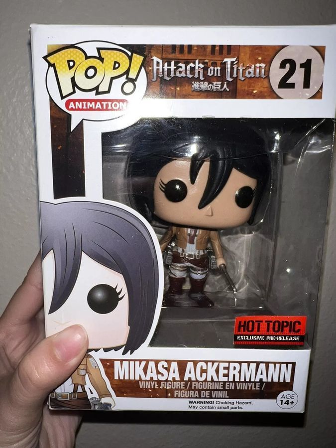 Фигурка Funko POP Фанко поп №21 Атака титанов Attack on Titan Mikasa Ackerman, Микаса Аккерман, 10 см (AT 0023)