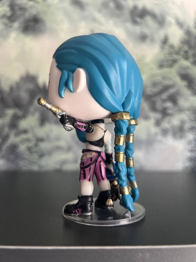 Фигурка Funko POP из игры League of Legends Лига легенд, Jinx, Джинкс, 10 см + защита для коробки (LOL 0038)