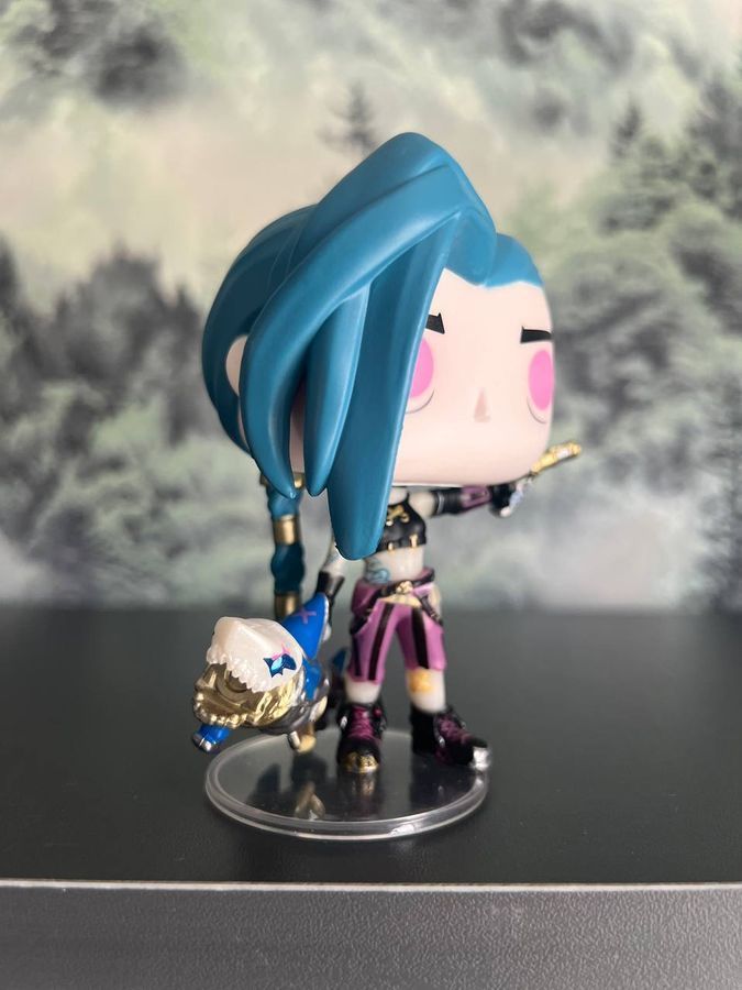 Фигурка Funko POP из игры League of Legends Лига легенд, Jinx, Джинкс, 10 см + защита для коробки (LOL 0038)