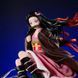 Аниме фигурка Demon Slayer Клинок рассекающий демонов Kamado Nezuko, Незуко с декорированной подставкой, 28 см (BDD 0104)