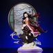 Аниме фигурка Demon Slayer Клинок рассекающий демонов Kamado Nezuko, Незуко с декорированной подставкой, 28 см (BDD 0104)