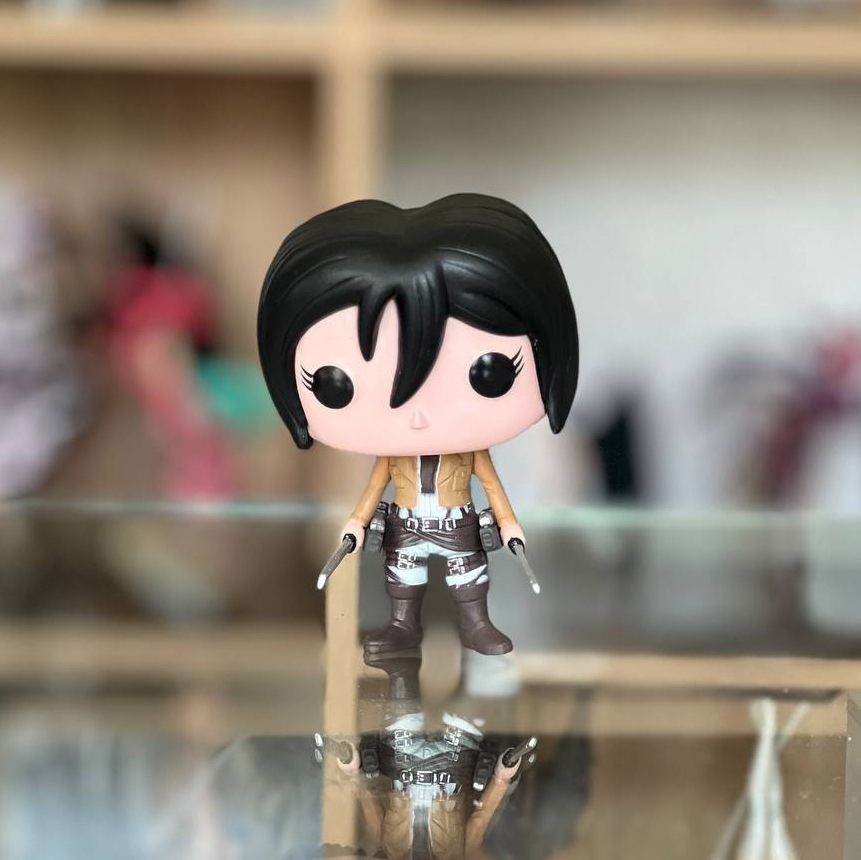 Фигурка Funko POP Фанко поп №21 Атака титанов Attack on Titan Mikasa Ackerman, Микаса Аккерман + защита для коробки, 10 см (AT 0023)