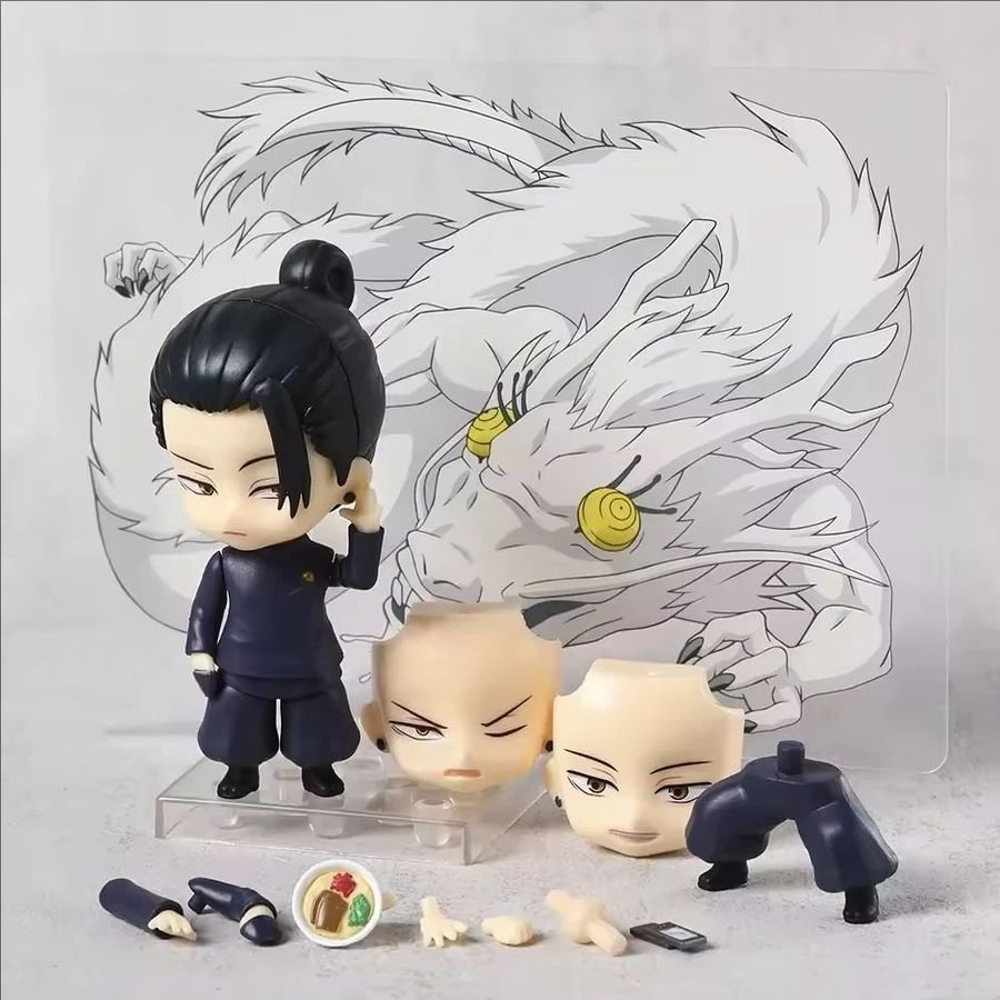 Аніме фігурка нендороїд Магічна Битва Jujutsu Kaisen Сугуру Гето Geto Suguru, рухома, 10 cм (JUK 0020)