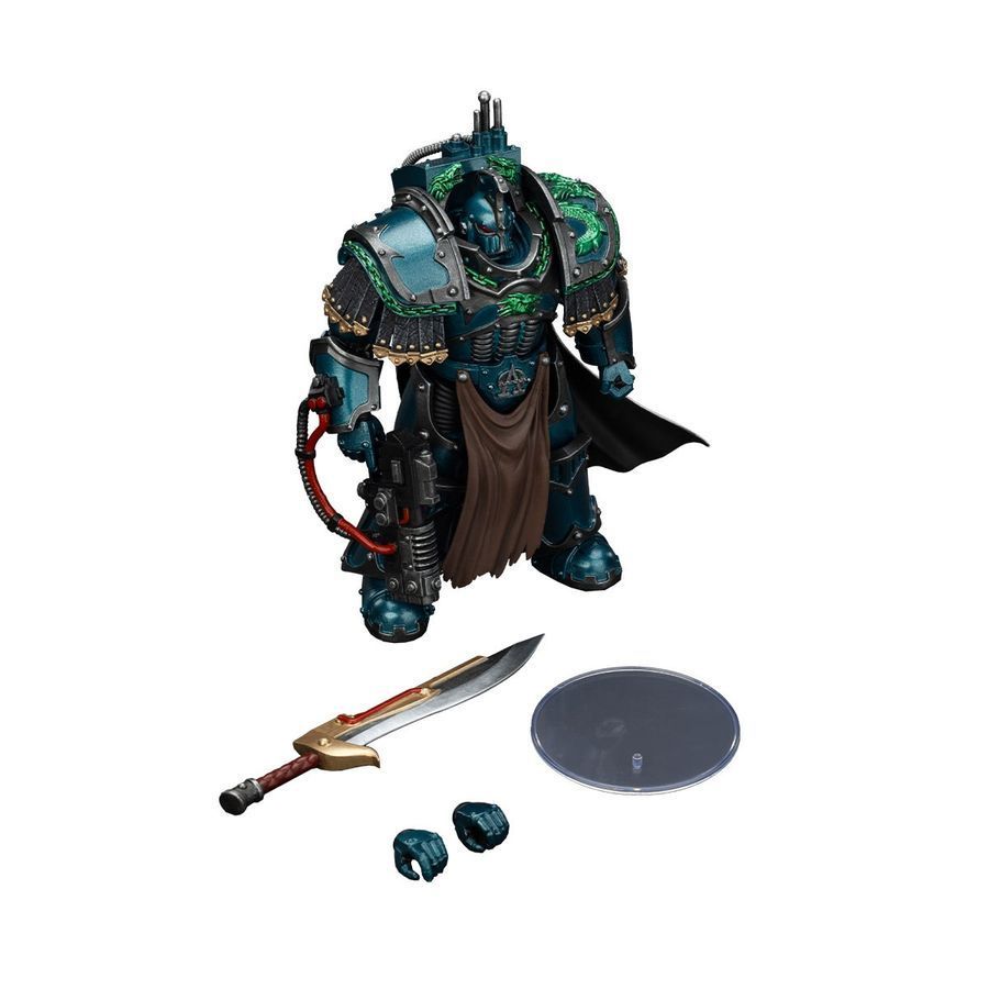 Фігурка з гри Warhammer 40k, Альфа Легіон, Претор Легіону в обладунках Термінатора Катафракта, JOYTOY, рухома, 13,7 см (WHR 0130)