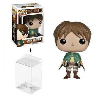 Фігурка Funko POP Фанко поп №20 Атака титанів Attack on Titan Eren Jaeger, Ерен Йегер + захист для коробки, 10 см (AT 0024)