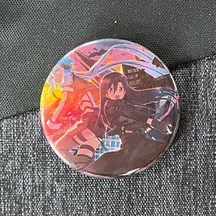 Значок аниме Мастера меча онлайн Sword Art Online, диаметр 58 мм (ZNSAO 0006)