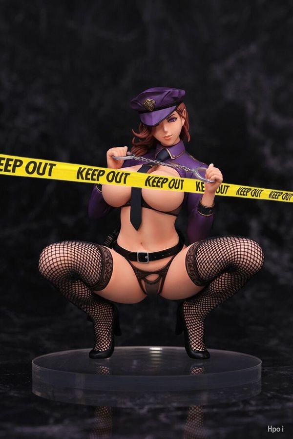 Сексуальна аніме фігурка Nasty S поліцейський Akiko, 16 см (ANIM 00006)