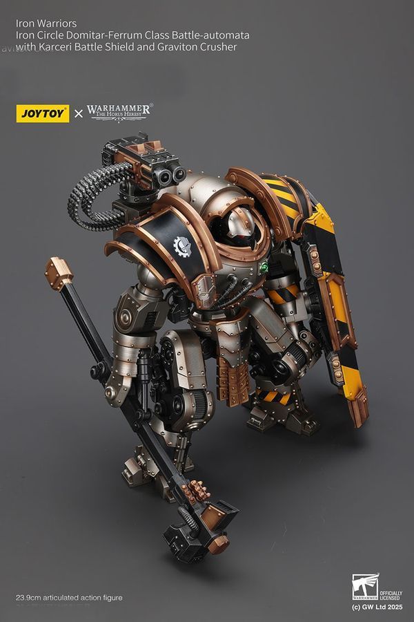 Фигурка из игры Warhammer 40k, Железные Воины, Боевой автоматический класс &laquo;Домитар-Феррум&raquo;, JOYTOY, подвижная, 23,9 см (WHR 0197)
