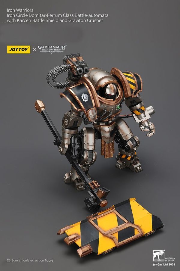Фигурка из игры Warhammer 40k, Железные Воины, Боевой автоматический класс &laquo;Домитар-Феррум&raquo;, JOYTOY, подвижная, 23,9 см (WHR 0197)