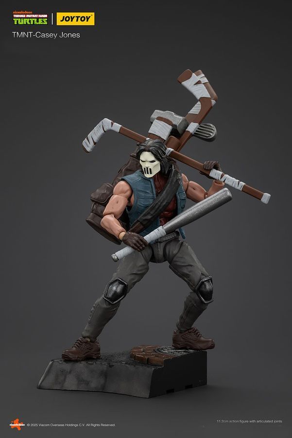 Фігурка Черепашки-Ніндзя JOYTOY Casey Jones, Кейсі, рухома, 11.2 см (TMNT 0019)