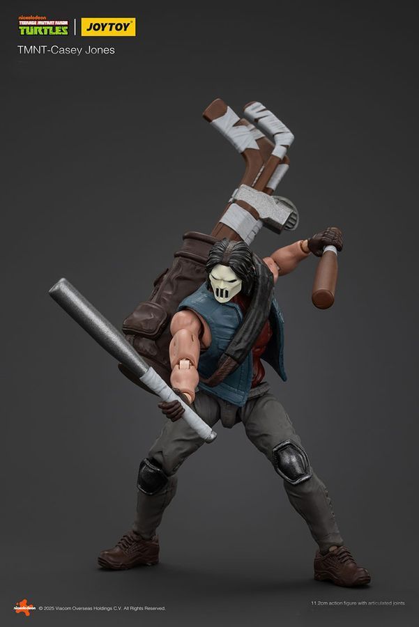 Фігурка Черепашки-Ніндзя JOYTOY Casey Jones, Кейсі, рухома, 11.2 см (TMNT 0019)