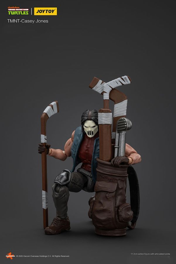 Фігурка Черепашки-Ніндзя JOYTOY Casey Jones, Кейсі, рухома, 11.2 см (TMNT 0019)