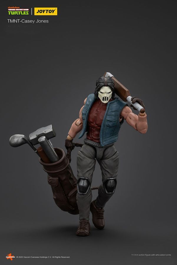 Фігурка Черепашки-Ніндзя JOYTOY Casey Jones, Кейсі, рухома, 11.2 см (TMNT 0019)