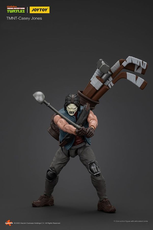 Фігурка Черепашки-Ніндзя JOYTOY Casey Jones, Кейсі, рухома, 11.2 см (TMNT 0019)