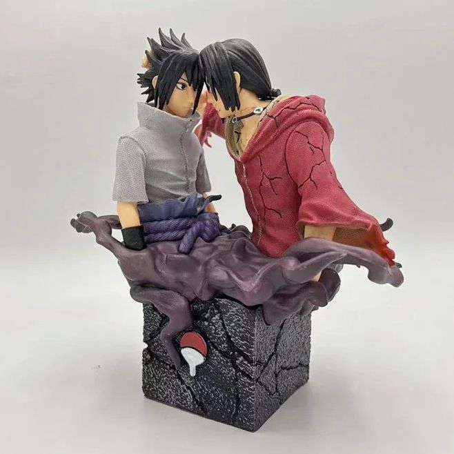 Аниме фигурка Naruto, Наруто, Саске Учиха и Итачи Учиха, 17 см (NAR 0083)