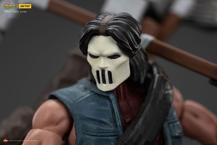 Фігурка Черепашки-Ніндзя JOYTOY Casey Jones, Кейсі, рухома, 11.2 см (TMNT 0019)