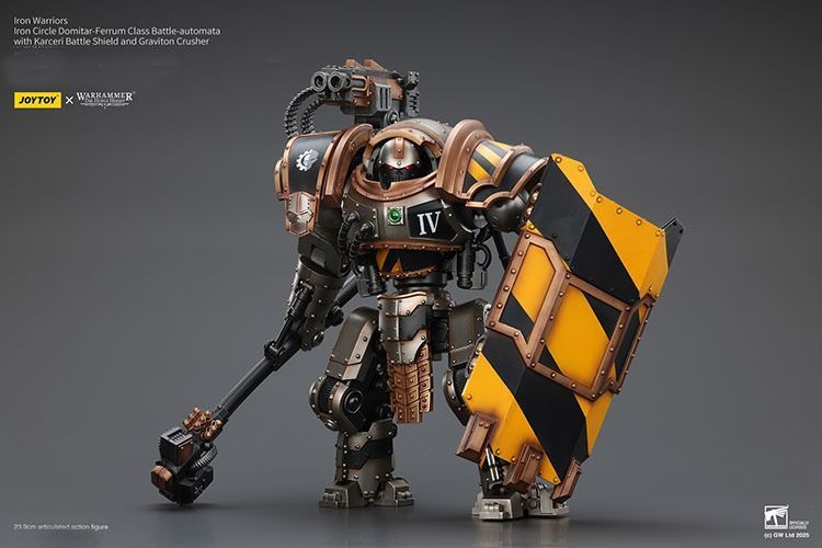 Фигурка из игры Warhammer 40k, Железные Воины, Боевой автоматический класс &laquo;Домитар-Феррум&raquo;, JOYTOY, подвижная, 23,9 см (WHR 0197)