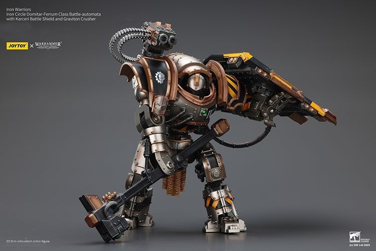 Фигурка из игры Warhammer 40k, Железные Воины, Боевой автоматический класс &laquo;Домитар-Феррум&raquo;, JOYTOY, подвижная, 23,9 см (WHR 0197)